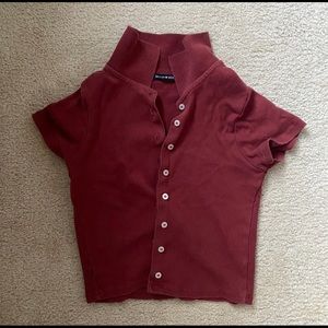 Brandy red shirt